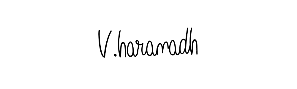 Once you've used our free online signature maker to create your best signature Angelique-Rose-font-FFP style, it's time to enjoy all of the benefits that V.haranadh name signing documents. V.haranadh signature style 5 images and pictures png