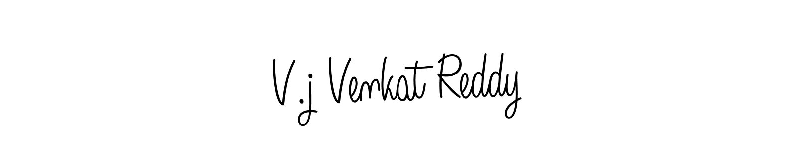 V.j Venkat Reddy stylish signature style. Best Handwritten Sign (Angelique-Rose-font-FFP) for my name. Handwritten Signature Collection Ideas for my name V.j Venkat Reddy. V.j Venkat Reddy signature style 5 images and pictures png