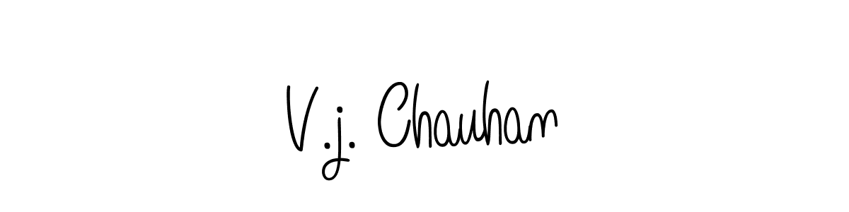 Make a beautiful signature design for name V.j. Chauhan. Use this online signature maker to create a handwritten signature for free. V.j. Chauhan signature style 5 images and pictures png