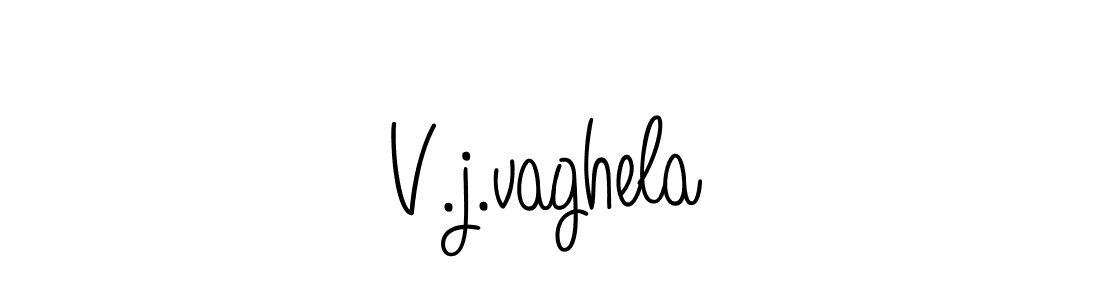 How to make V.j.vaghela signature? Angelique-Rose-font-FFP is a professional autograph style. Create handwritten signature for V.j.vaghela name. V.j.vaghela signature style 5 images and pictures png