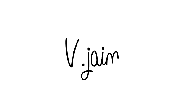 Once you've used our free online signature maker to create your best signature Angelique-Rose-font-FFP style, it's time to enjoy all of the benefits that V.jain name signing documents. V.jain signature style 5 images and pictures png