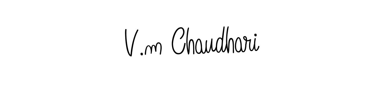 Best and Professional Signature Style for V.m Chaudhari. Angelique-Rose-font-FFP Best Signature Style Collection. V.m Chaudhari signature style 5 images and pictures png