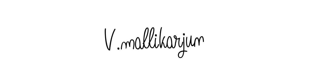 It looks lik you need a new signature style for name V.mallikarjun. Design unique handwritten (Angelique-Rose-font-FFP) signature with our free signature maker in just a few clicks. V.mallikarjun signature style 5 images and pictures png