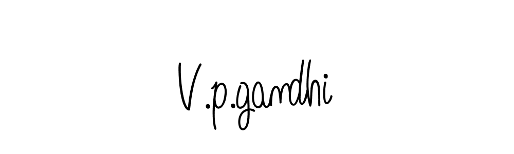 Design your own signature with our free online signature maker. With this signature software, you can create a handwritten (Angelique-Rose-font-FFP) signature for name V.p.gandhi. V.p.gandhi signature style 5 images and pictures png