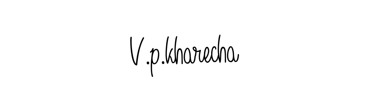 if you are searching for the best signature style for your name V.p.kharecha. so please give up your signature search. here we have designed multiple signature styles  using Angelique-Rose-font-FFP. V.p.kharecha signature style 5 images and pictures png