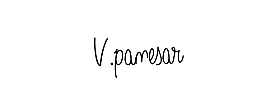 How to make V.panesar signature? Angelique-Rose-font-FFP is a professional autograph style. Create handwritten signature for V.panesar name. V.panesar signature style 5 images and pictures png