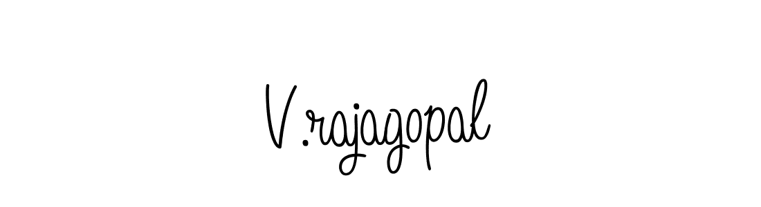 Check out images of Autograph of V.rajagopal name. Actor V.rajagopal Signature Style. Angelique-Rose-font-FFP is a professional sign style online. V.rajagopal signature style 5 images and pictures png