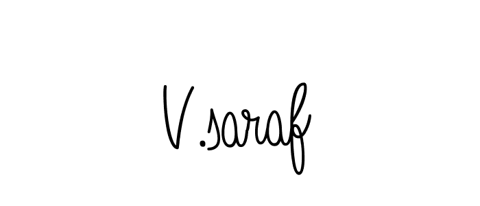 Make a beautiful signature design for name V.saraf. Use this online signature maker to create a handwritten signature for free. V.saraf signature style 5 images and pictures png