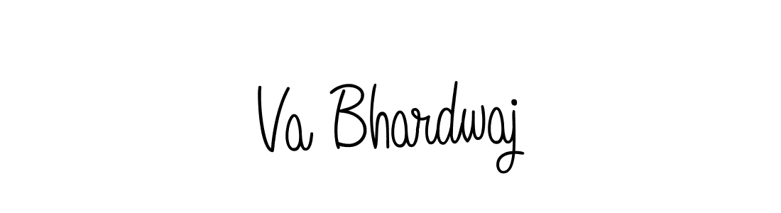 Use a signature maker to create a handwritten signature online. With this signature software, you can design (Angelique-Rose-font-FFP) your own signature for name Va Bhardwaj. Va Bhardwaj signature style 5 images and pictures png