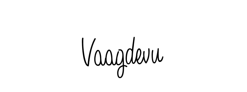 Create a beautiful signature design for name Vaagdevu. With this signature (Angelique-Rose-font-FFP) fonts, you can make a handwritten signature for free. Vaagdevu signature style 5 images and pictures png