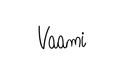 Create a beautiful signature design for name Vaami. With this signature (Angelique-Rose-font-FFP) fonts, you can make a handwritten signature for free. Vaami signature style 5 images and pictures png