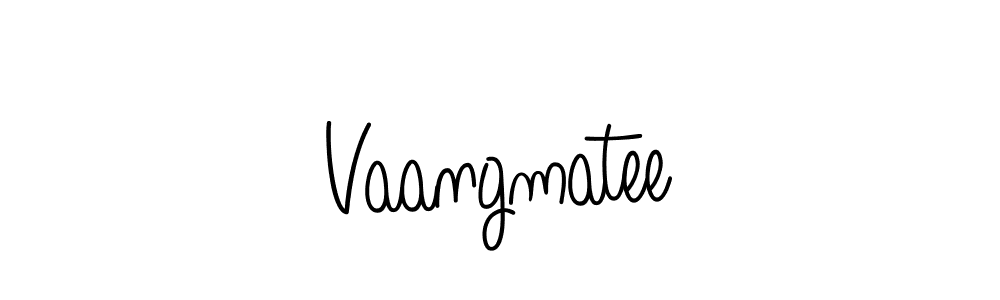 How to make Vaangmatee signature? Angelique-Rose-font-FFP is a professional autograph style. Create handwritten signature for Vaangmatee name. Vaangmatee signature style 5 images and pictures png