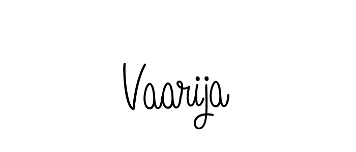 How to make Vaarija signature? Angelique-Rose-font-FFP is a professional autograph style. Create handwritten signature for Vaarija name. Vaarija signature style 5 images and pictures png