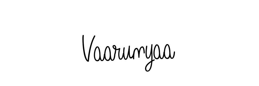 How to make Vaarunyaa signature? Angelique-Rose-font-FFP is a professional autograph style. Create handwritten signature for Vaarunyaa name. Vaarunyaa signature style 5 images and pictures png