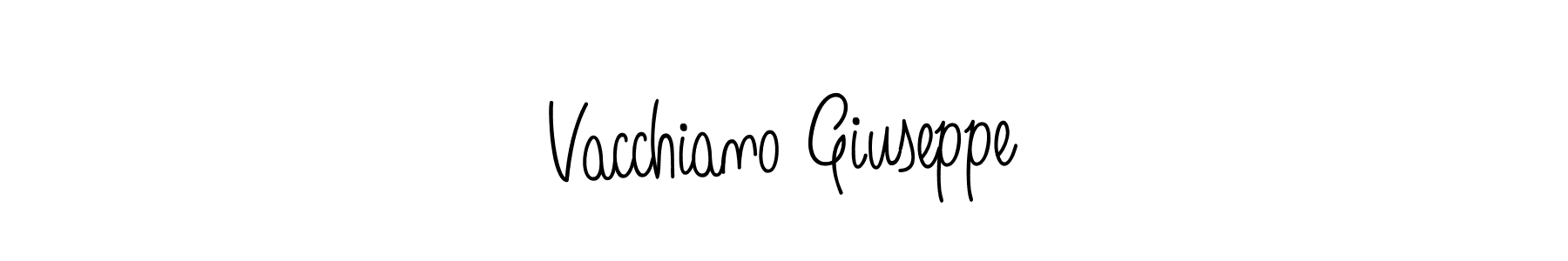 Use a signature maker to create a handwritten signature online. With this signature software, you can design (Angelique-Rose-font-FFP) your own signature for name Vacchiano Giuseppe. Vacchiano Giuseppe signature style 5 images and pictures png