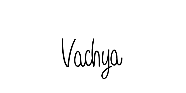 Create a beautiful signature design for name Vachya. With this signature (Angelique-Rose-font-FFP) fonts, you can make a handwritten signature for free. Vachya signature style 5 images and pictures png