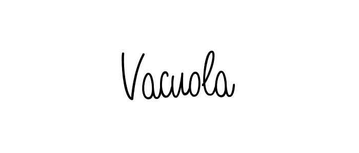 The best way (Angelique-Rose-font-FFP) to make a short signature is to pick only two or three words in your name. The name Vacuola include a total of six letters. For converting this name. Vacuola signature style 5 images and pictures png