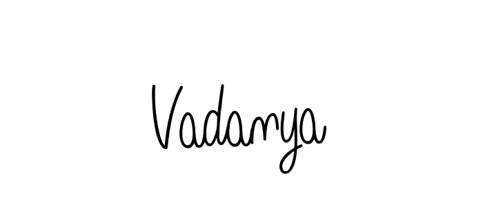 You can use this online signature creator to create a handwritten signature for the name Vadanya. This is the best online autograph maker. Vadanya signature style 5 images and pictures png