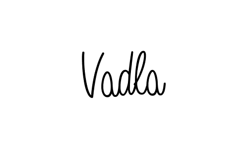 The best way (Angelique-Rose-font-FFP) to make a short signature is to pick only two or three words in your name. The name Vadla include a total of six letters. For converting this name. Vadla signature style 5 images and pictures png