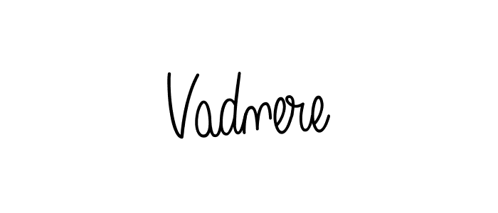 The best way (Angelique-Rose-font-FFP) to make a short signature is to pick only two or three words in your name. The name Vadnere include a total of six letters. For converting this name. Vadnere signature style 5 images and pictures png