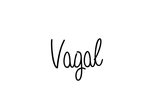 How to make Vagal name signature. Use Angelique-Rose-font-FFP style for creating short signs online. This is the latest handwritten sign. Vagal signature style 5 images and pictures png