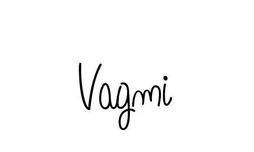 Design your own signature with our free online signature maker. With this signature software, you can create a handwritten (Angelique-Rose-font-FFP) signature for name Vagmi. Vagmi signature style 5 images and pictures png