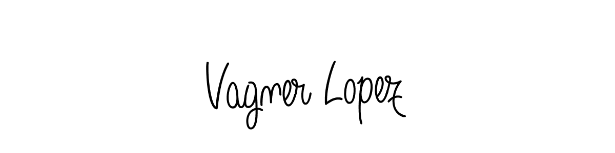 This is the best signature style for the Vagner Lopez name. Also you like these signature font (Angelique-Rose-font-FFP). Mix name signature. Vagner Lopez signature style 5 images and pictures png