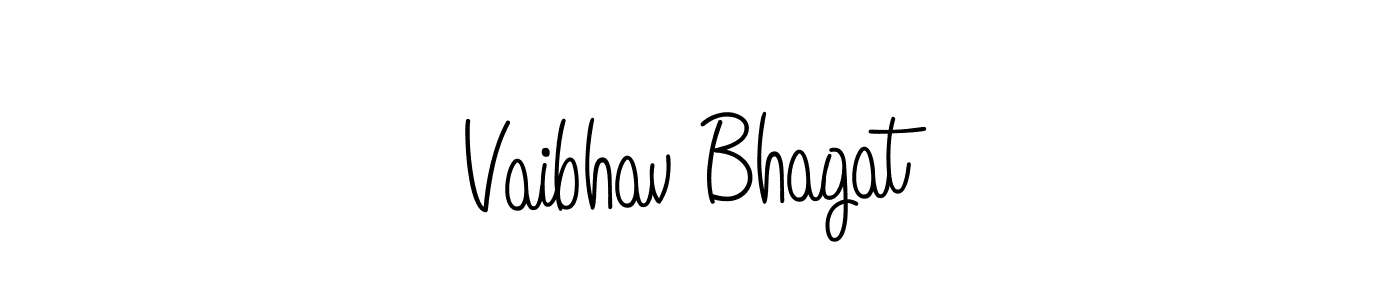 Make a beautiful signature design for name Vaibhav Bhagat. With this signature (Angelique-Rose-font-FFP) style, you can create a handwritten signature for free. Vaibhav Bhagat signature style 5 images and pictures png