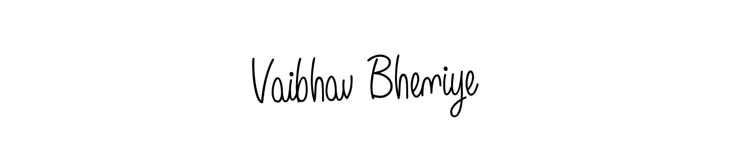 It looks lik you need a new signature style for name Vaibhav Bheniye. Design unique handwritten (Angelique-Rose-font-FFP) signature with our free signature maker in just a few clicks. Vaibhav Bheniye signature style 5 images and pictures png