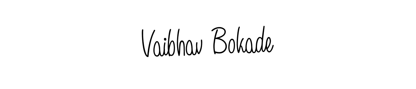 Best and Professional Signature Style for Vaibhav Bokade. Angelique-Rose-font-FFP Best Signature Style Collection. Vaibhav Bokade signature style 5 images and pictures png