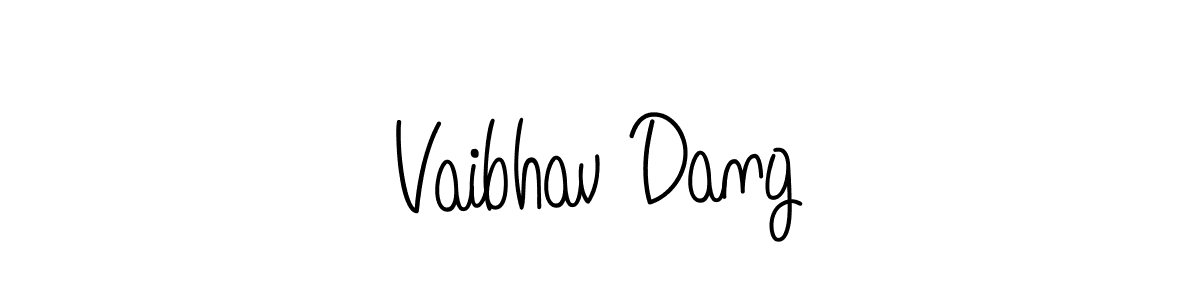 Once you've used our free online signature maker to create your best signature Angelique-Rose-font-FFP style, it's time to enjoy all of the benefits that Vaibhav Dang name signing documents. Vaibhav Dang signature style 5 images and pictures png