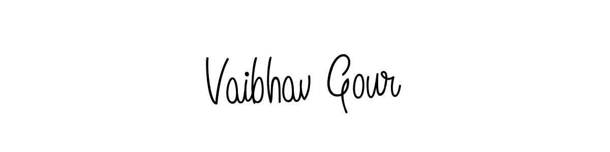 You can use this online signature creator to create a handwritten signature for the name Vaibhav Gour. This is the best online autograph maker. Vaibhav Gour signature style 5 images and pictures png