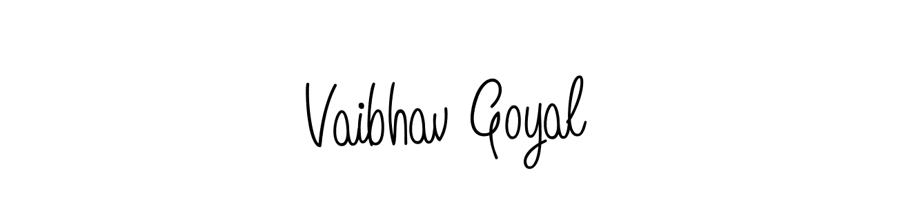 Angelique-Rose-font-FFP is a professional signature style that is perfect for those who want to add a touch of class to their signature. It is also a great choice for those who want to make their signature more unique. Get Vaibhav Goyal name to fancy signature for free. Vaibhav Goyal signature style 5 images and pictures png