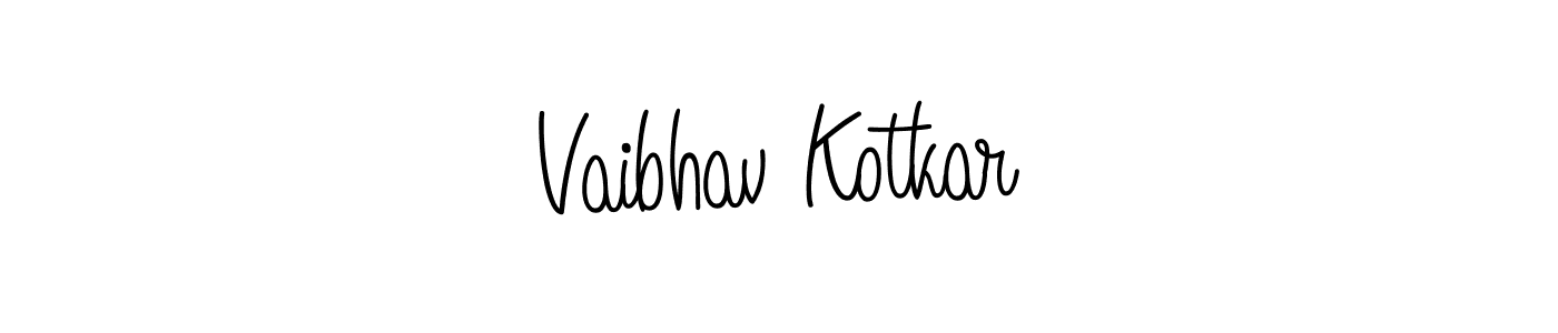 Best and Professional Signature Style for Vaibhav Kotkar. Angelique-Rose-font-FFP Best Signature Style Collection. Vaibhav Kotkar signature style 5 images and pictures png