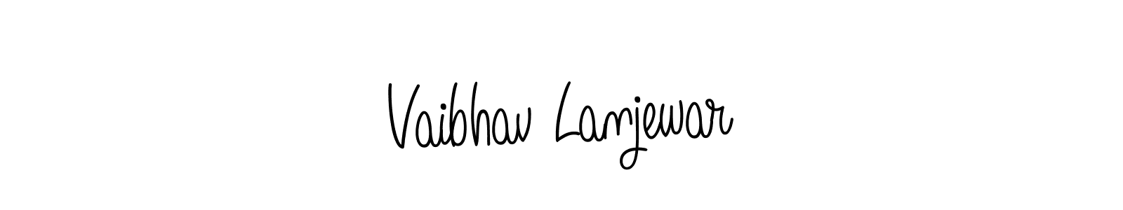 How to Draw Vaibhav Lanjewar signature style? Angelique-Rose-font-FFP is a latest design signature styles for name Vaibhav Lanjewar. Vaibhav Lanjewar signature style 5 images and pictures png