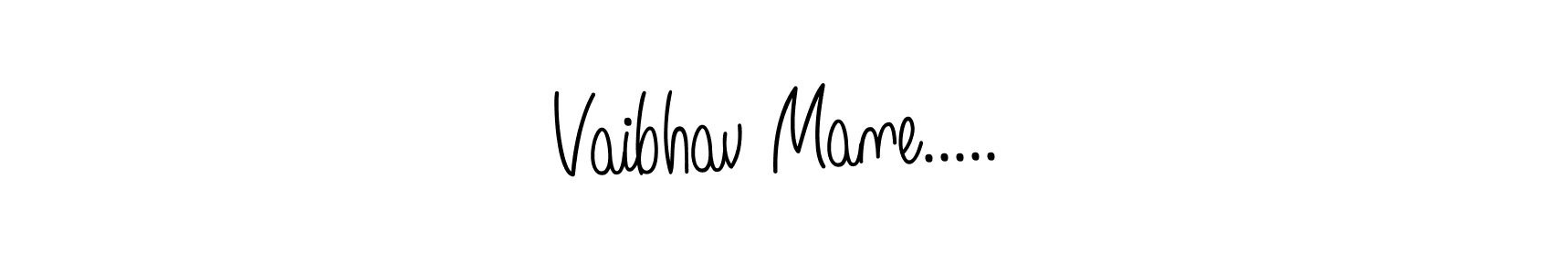 How to make Vaibhav Mane..... name signature. Use Angelique-Rose-font-FFP style for creating short signs online. This is the latest handwritten sign. Vaibhav Mane..... signature style 5 images and pictures png