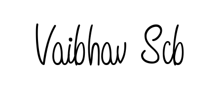 How to Draw Vaibhav Scb signature style? Angelique-Rose-font-FFP is a latest design signature styles for name Vaibhav Scb. Vaibhav Scb signature style 5 images and pictures png