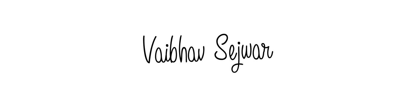 Vaibhav Sejwar stylish signature style. Best Handwritten Sign (Angelique-Rose-font-FFP) for my name. Handwritten Signature Collection Ideas for my name Vaibhav Sejwar. Vaibhav Sejwar signature style 5 images and pictures png