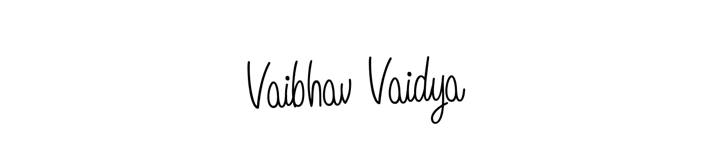 How to Draw Vaibhav Vaidya signature style? Angelique-Rose-font-FFP is a latest design signature styles for name Vaibhav Vaidya. Vaibhav Vaidya signature style 5 images and pictures png