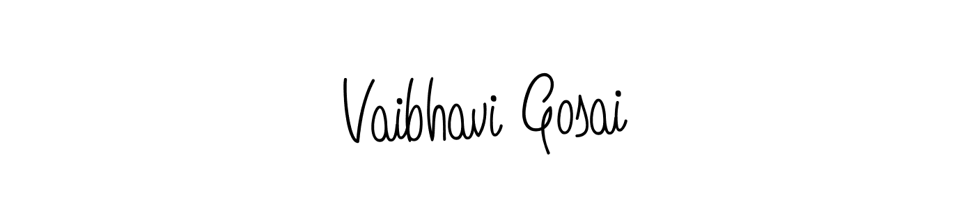 Make a beautiful signature design for name Vaibhavi Gosai. Use this online signature maker to create a handwritten signature for free. Vaibhavi Gosai signature style 5 images and pictures png