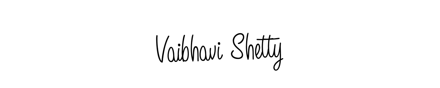 How to make Vaibhavi Shetty signature? Angelique-Rose-font-FFP is a professional autograph style. Create handwritten signature for Vaibhavi Shetty name. Vaibhavi Shetty signature style 5 images and pictures png