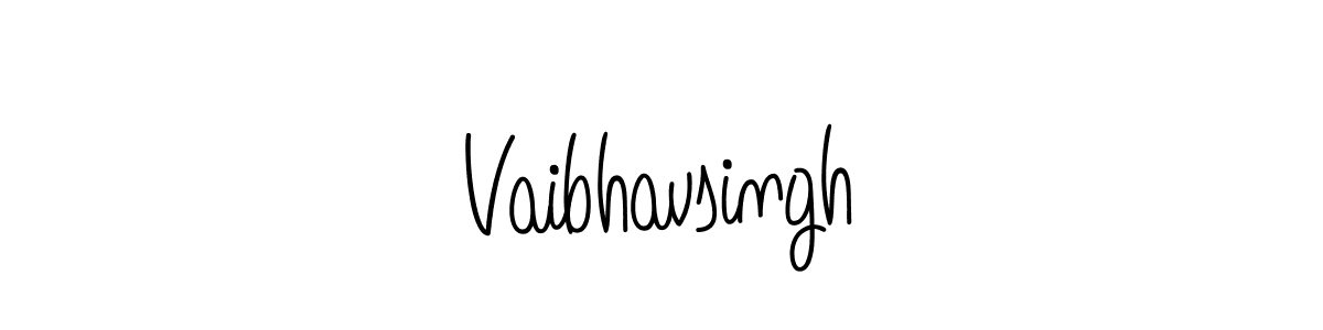 How to Draw Vaibhavsingh signature style? Angelique-Rose-font-FFP is a latest design signature styles for name Vaibhavsingh. Vaibhavsingh signature style 5 images and pictures png