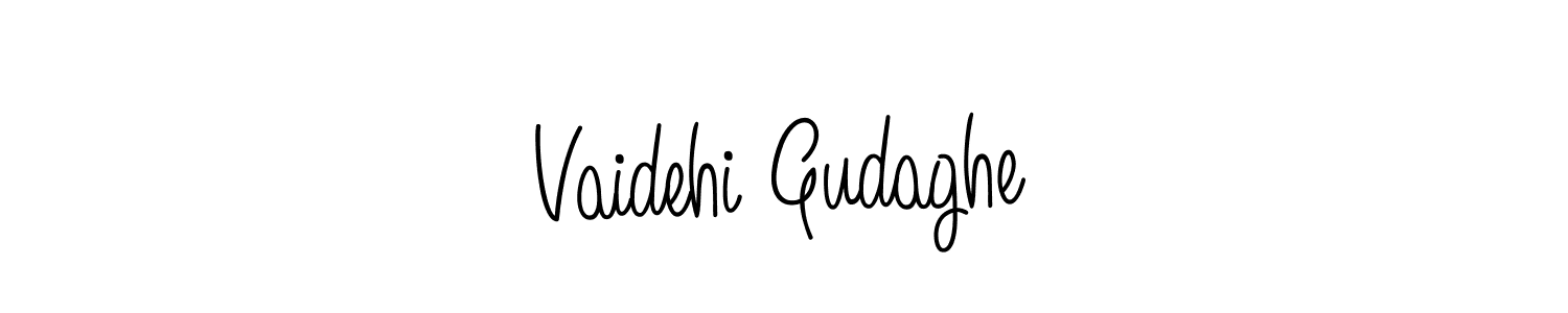 How to make Vaidehi Gudaghe signature? Angelique-Rose-font-FFP is a professional autograph style. Create handwritten signature for Vaidehi Gudaghe name. Vaidehi Gudaghe signature style 5 images and pictures png