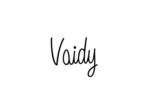 You should practise on your own different ways (Angelique-Rose-font-FFP) to write your name (Vaidy) in signature. don't let someone else do it for you. Vaidy signature style 5 images and pictures png