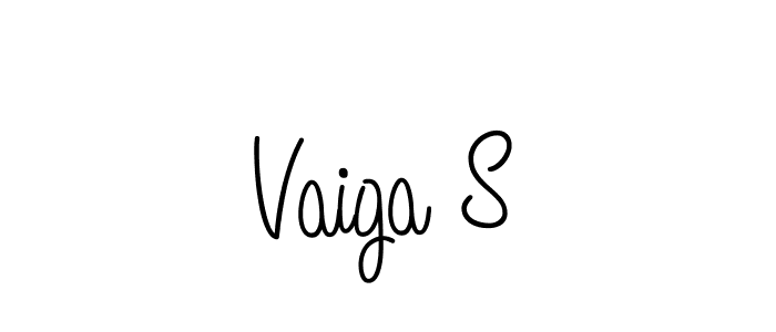 Also You can easily find your signature by using the search form. We will create Vaiga S name handwritten signature images for you free of cost using Angelique-Rose-font-FFP sign style. Vaiga S signature style 5 images and pictures png