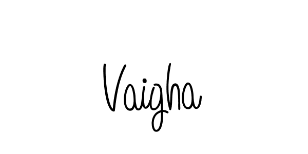 Create a beautiful signature design for name Vaigha. With this signature (Angelique-Rose-font-FFP) fonts, you can make a handwritten signature for free. Vaigha signature style 5 images and pictures png