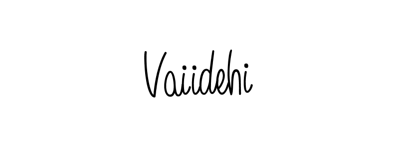 Also we have Vaiidehi name is the best signature style. Create professional handwritten signature collection using Angelique-Rose-font-FFP autograph style. Vaiidehi signature style 5 images and pictures png