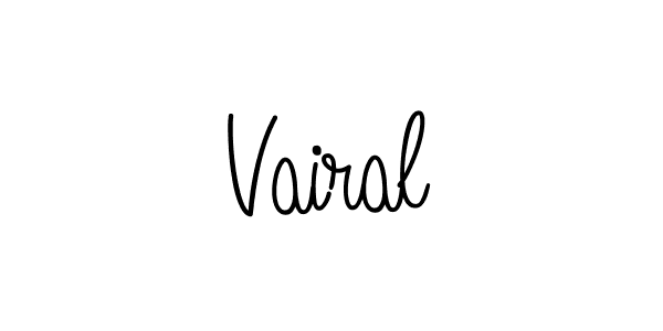 Angelique-Rose-font-FFP is a professional signature style that is perfect for those who want to add a touch of class to their signature. It is also a great choice for those who want to make their signature more unique. Get Vairal name to fancy signature for free. Vairal signature style 5 images and pictures png