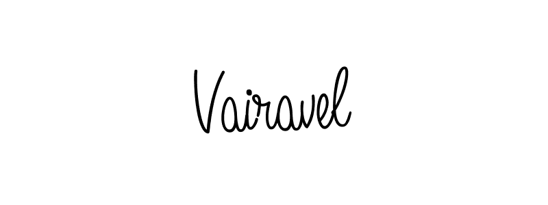 Create a beautiful signature design for name Vairavel. With this signature (Angelique-Rose-font-FFP) fonts, you can make a handwritten signature for free. Vairavel signature style 5 images and pictures png