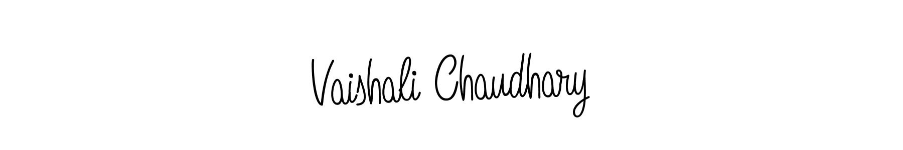 It looks lik you need a new signature style for name Vaishali Chaudhary. Design unique handwritten (Angelique-Rose-font-FFP) signature with our free signature maker in just a few clicks. Vaishali Chaudhary signature style 5 images and pictures png